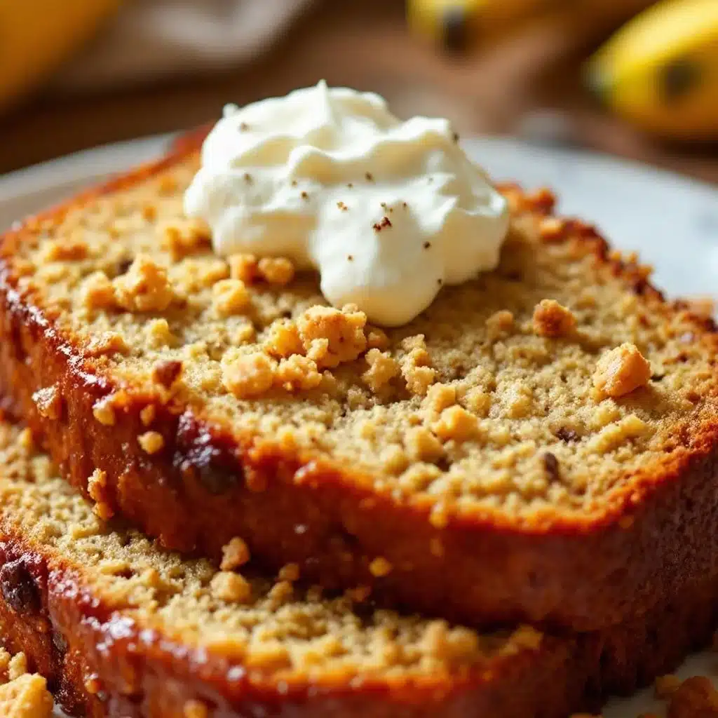 banana bread with sour cream - featured image