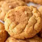 brown butter pumpkin snickerdoodle cookies - featured image