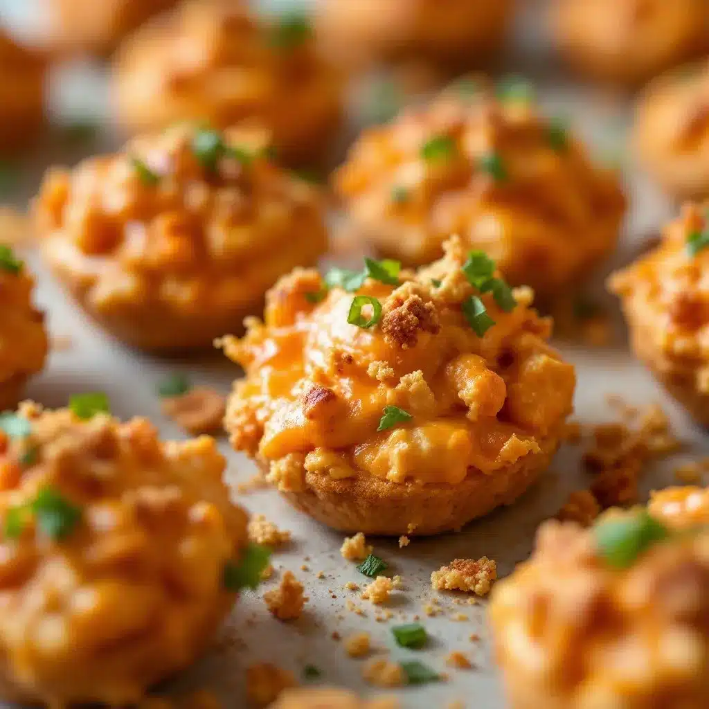 buffalo chicken dip bites preparation steps