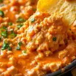 buffalo chicken tailgate dip - featured image