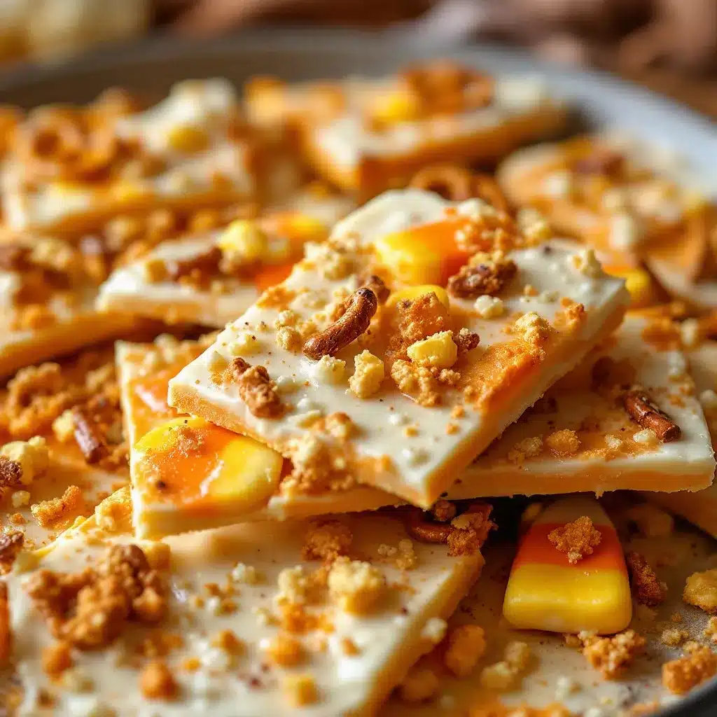 candy corn bark preparation steps
