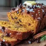 chocolate chip pumpkin bread - featured image