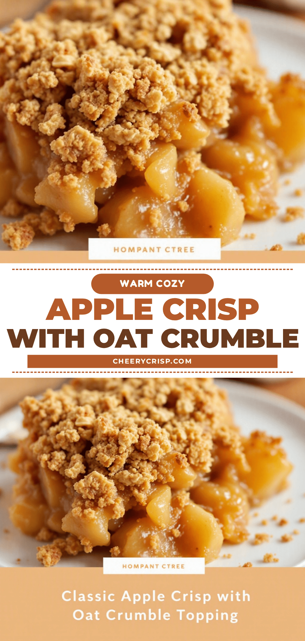 classic apple crisp with oat crumble topping recipe