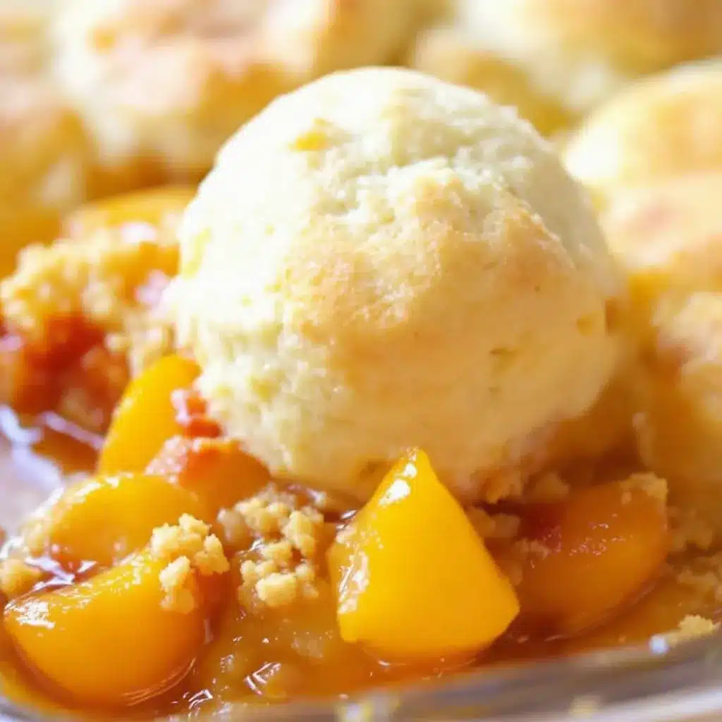 classic southern peach cobbler with buttermilk biscuits preparation steps