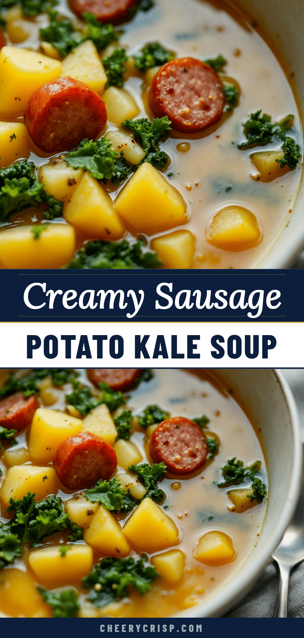 creamy sausage and potato soup with kale recipe