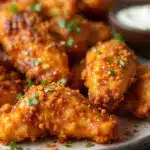 crispy baked chicken wings - featured image