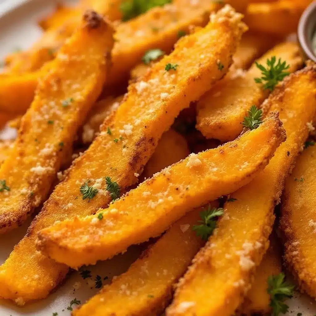 crispy parmesan butternut squash fries - featured image