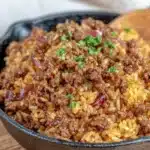 easy ground beef and rice skillet - featured image