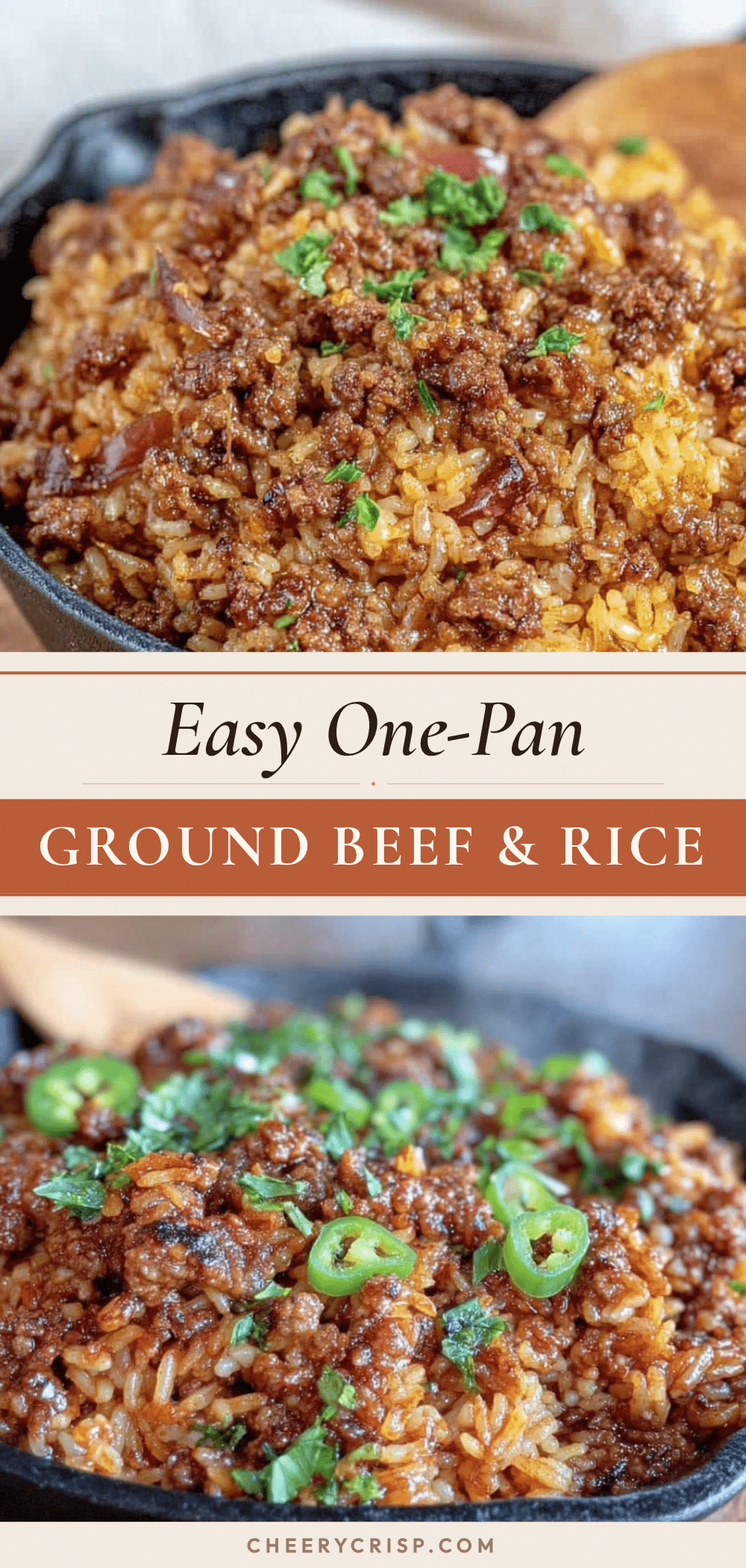 easy ground beef and rice skillet recipe