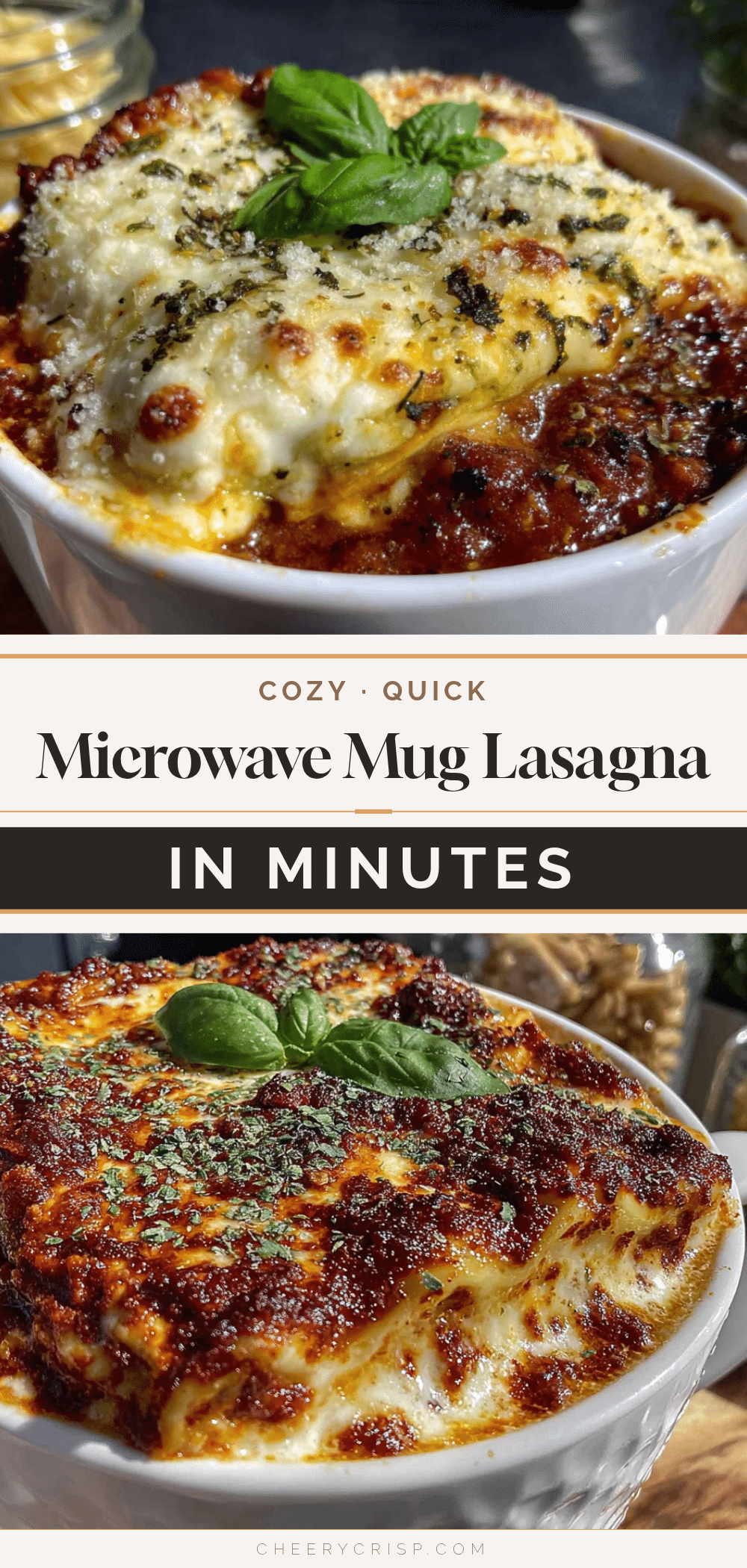 Easy Microwave Mug Lasagna in 5 Minutes recipe