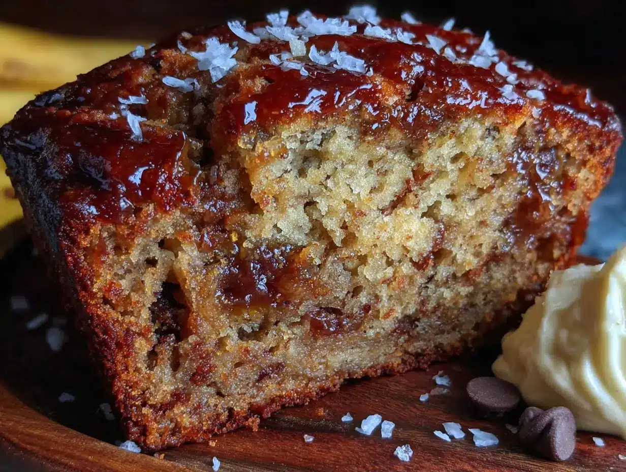 easy one-bowl banana bread with browned butter preparation steps