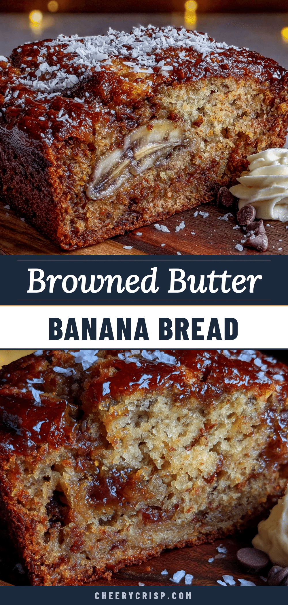 easy one-bowl banana bread with browned butter recipe