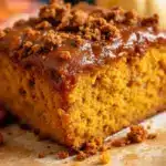 easy pumpkin dump cake with yellow cake mix - featured image