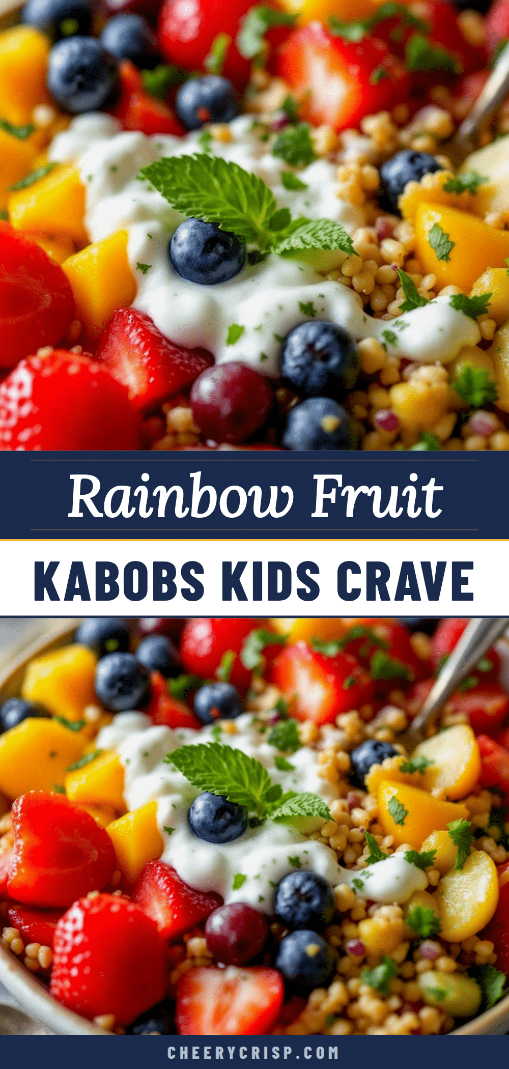 easy rainbow fruit kabobs recipe