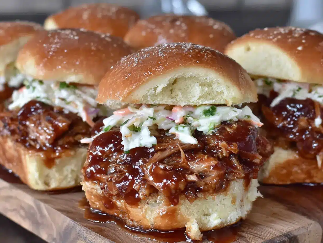 easy slow cooker pulled pork sliders for game day preparation steps