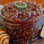 fig jam with honey and thyme - featured image