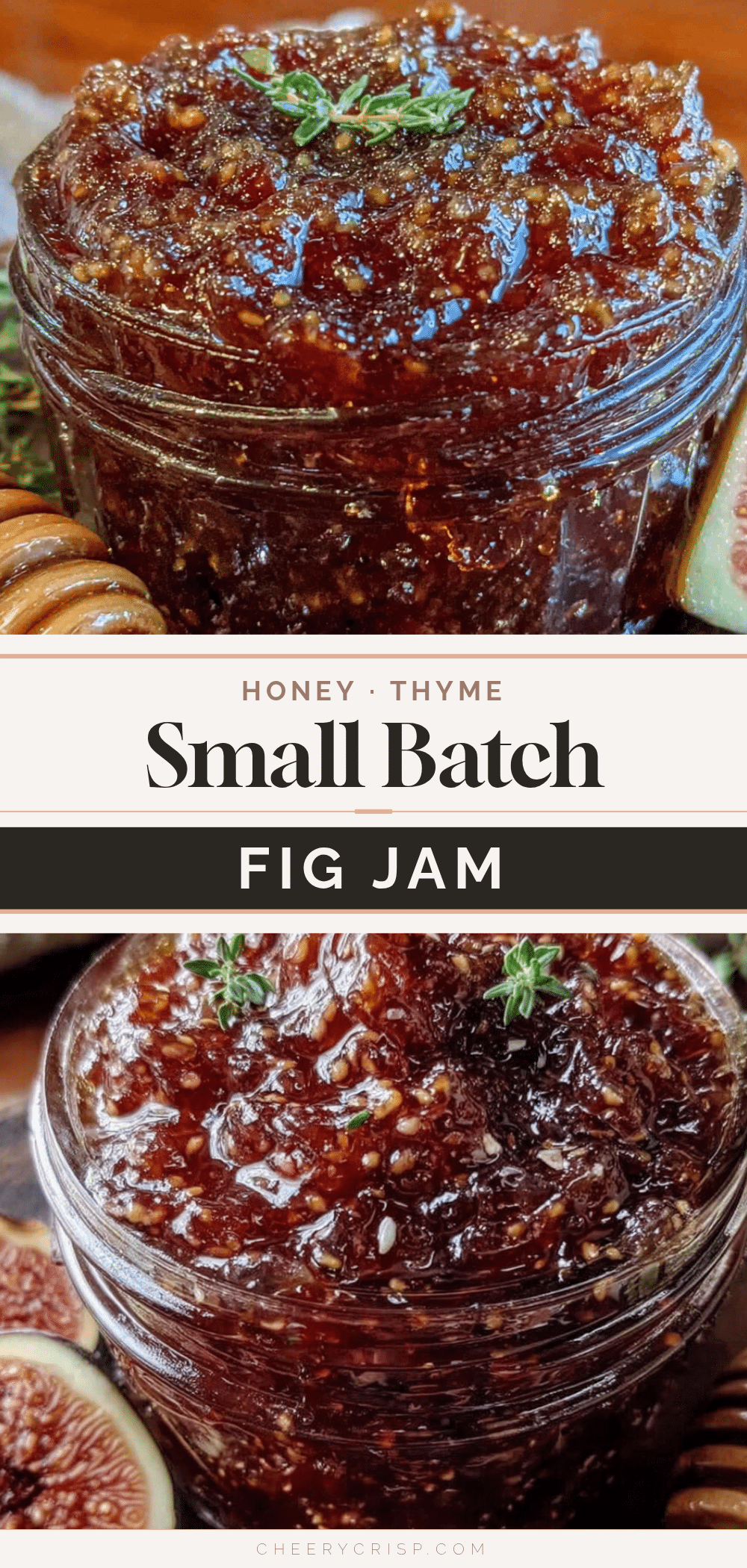 fig jam with honey and thyme recipe