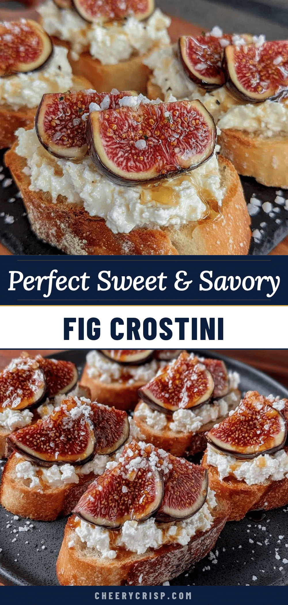 fresh fig crostini with whipped goat cheese recipe