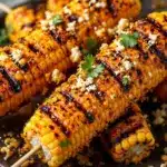 grilled corn elote skewers - featured image