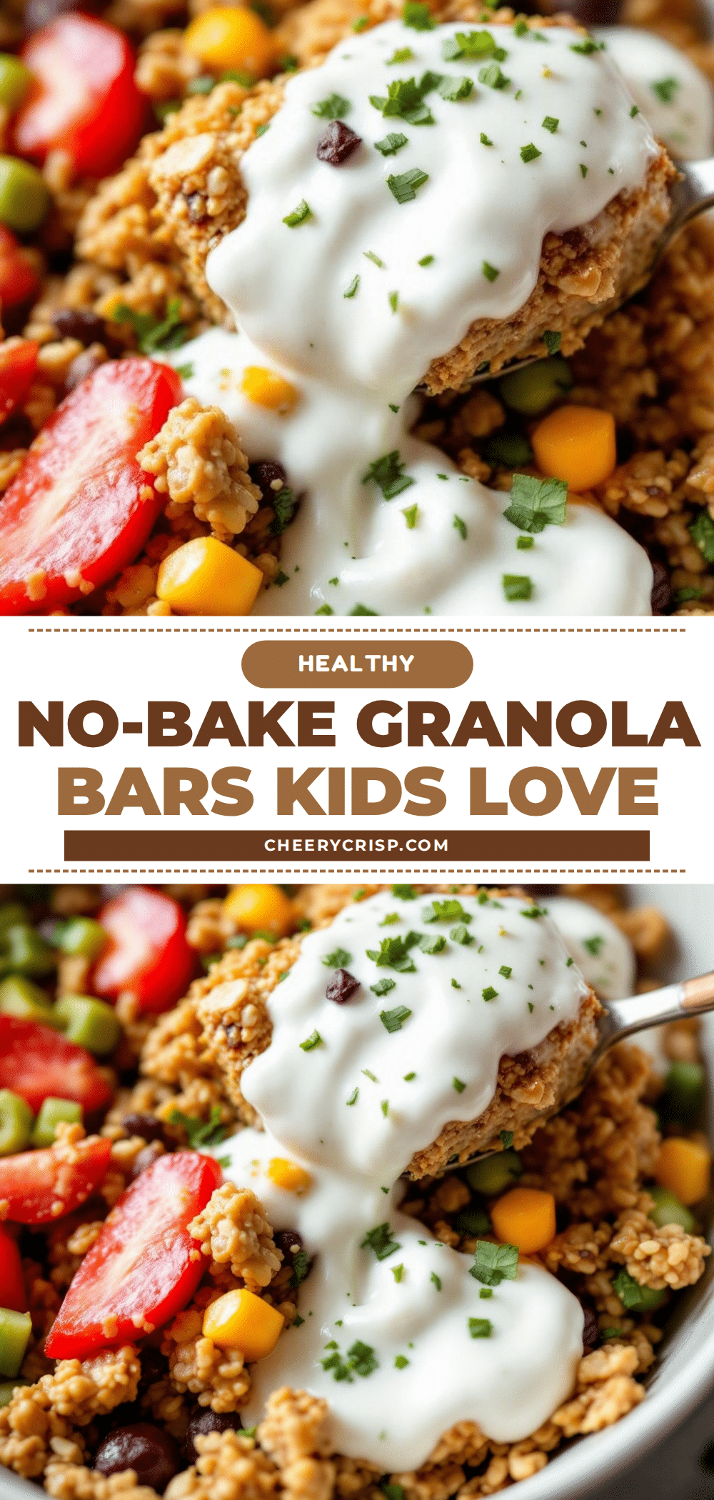 healthy no-bake granola bars recipe