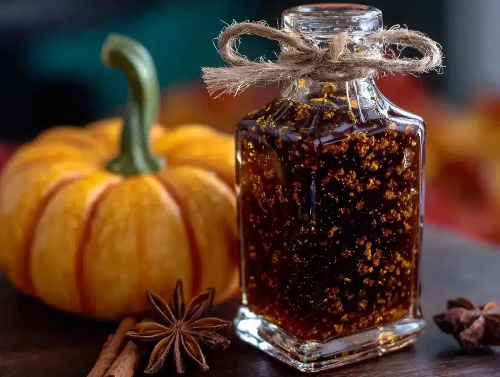 Homemade Spiced Pumpkin Halloween Coffee Syrup - featured image