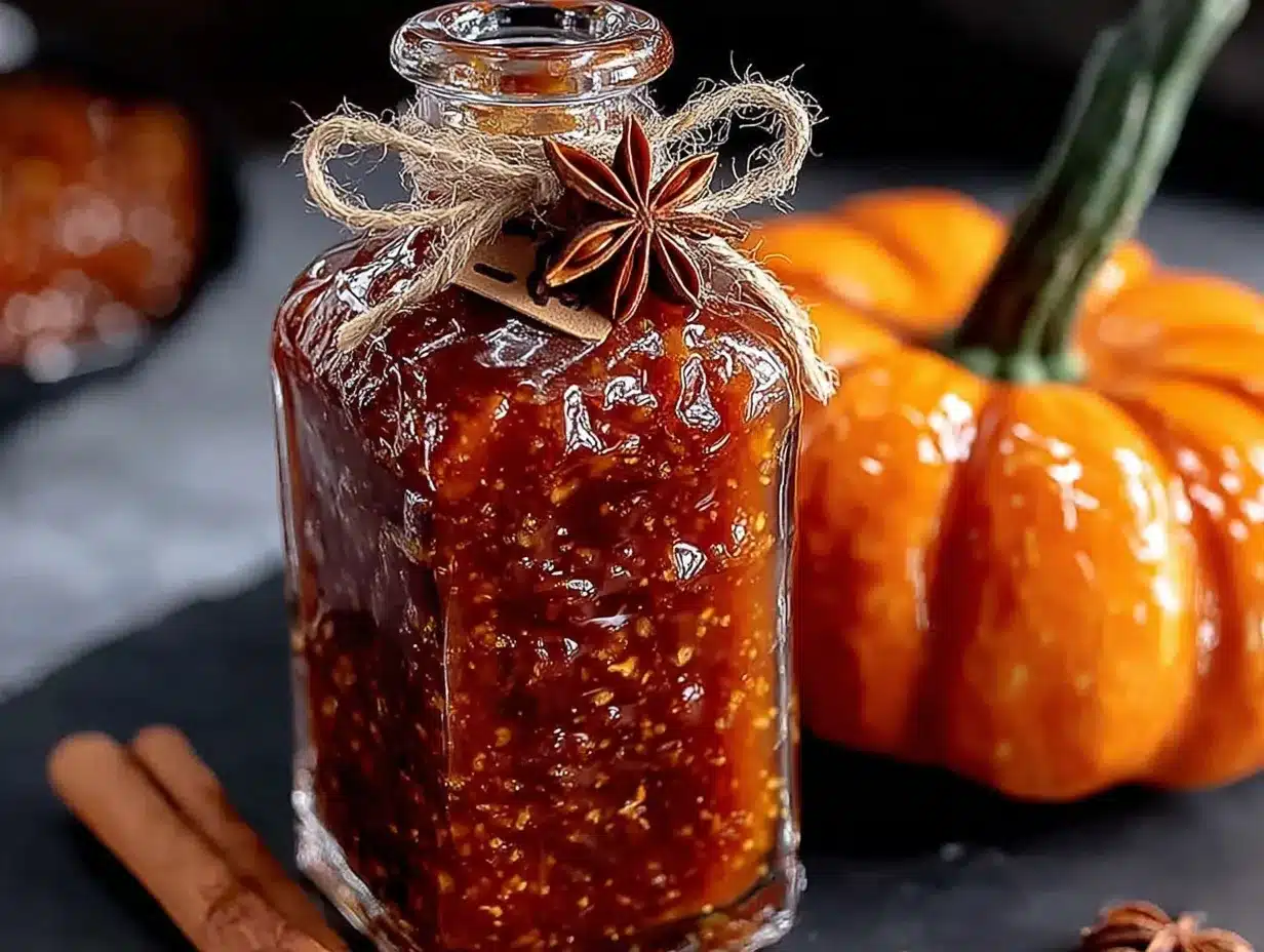 Homemade Spiced Pumpkin Halloween Coffee Syrup preparation steps