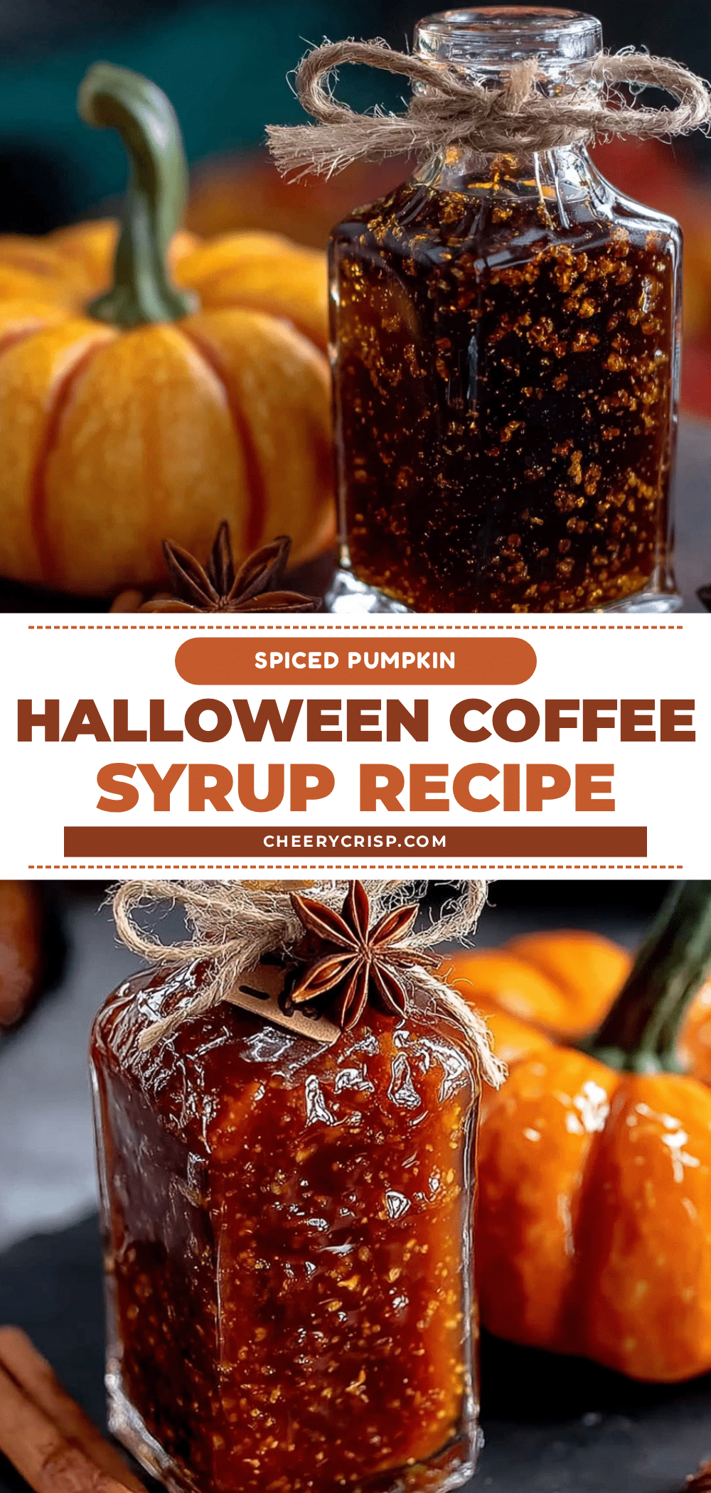 Homemade Spiced Pumpkin Halloween Coffee Syrup recipe