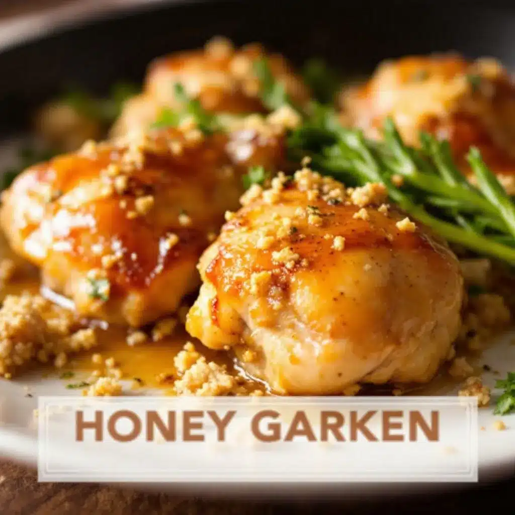 honey garlic chicken thighs preparation steps