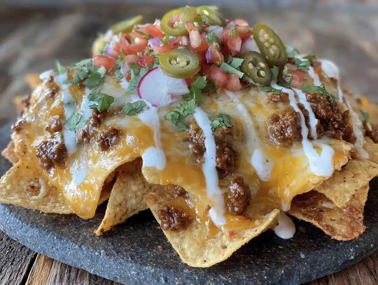 loaded nacho bar preparation steps