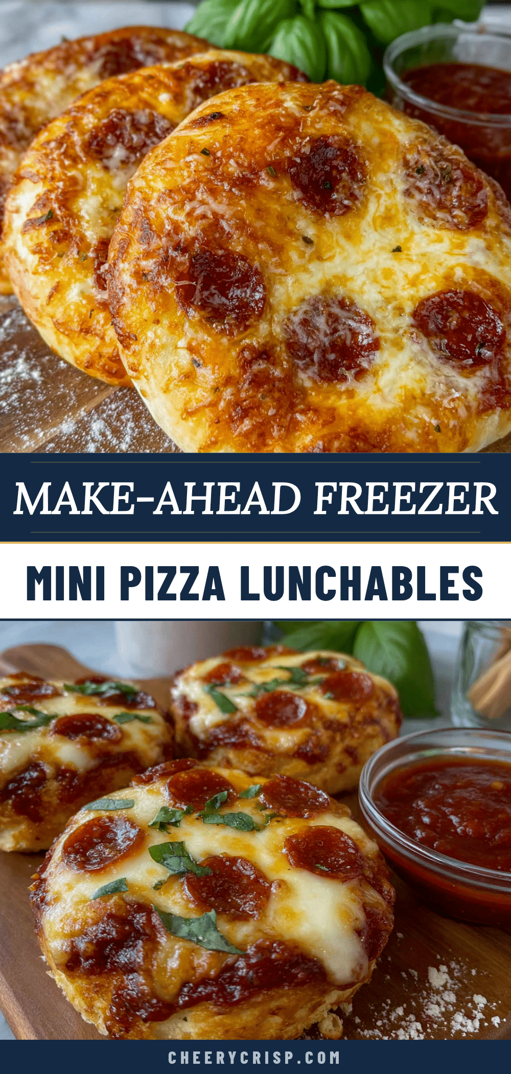 make-ahead mini pizza lunchables recipe