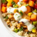 meal prep chicken and rice bowls - featured image