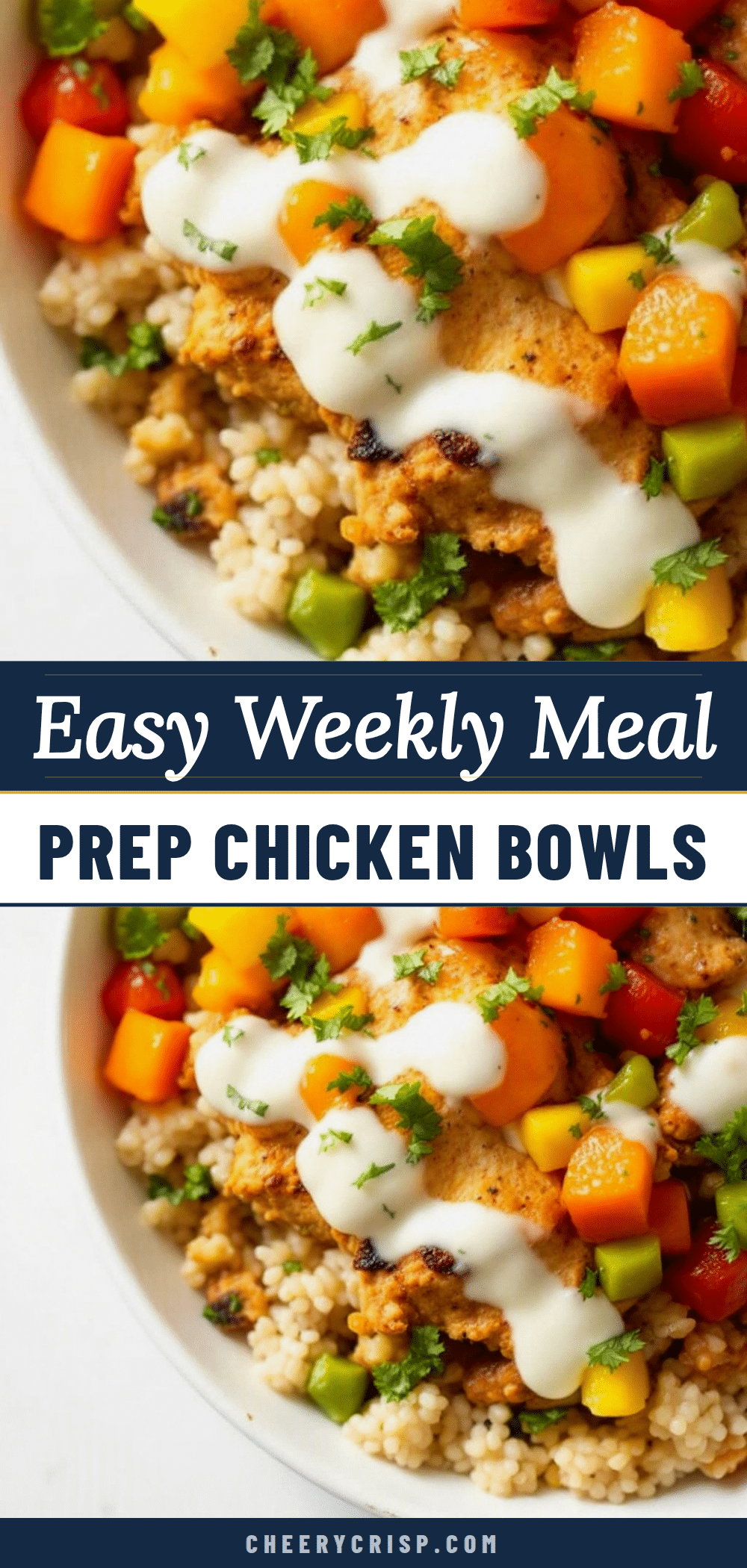 meal prep chicken and rice bowls recipe