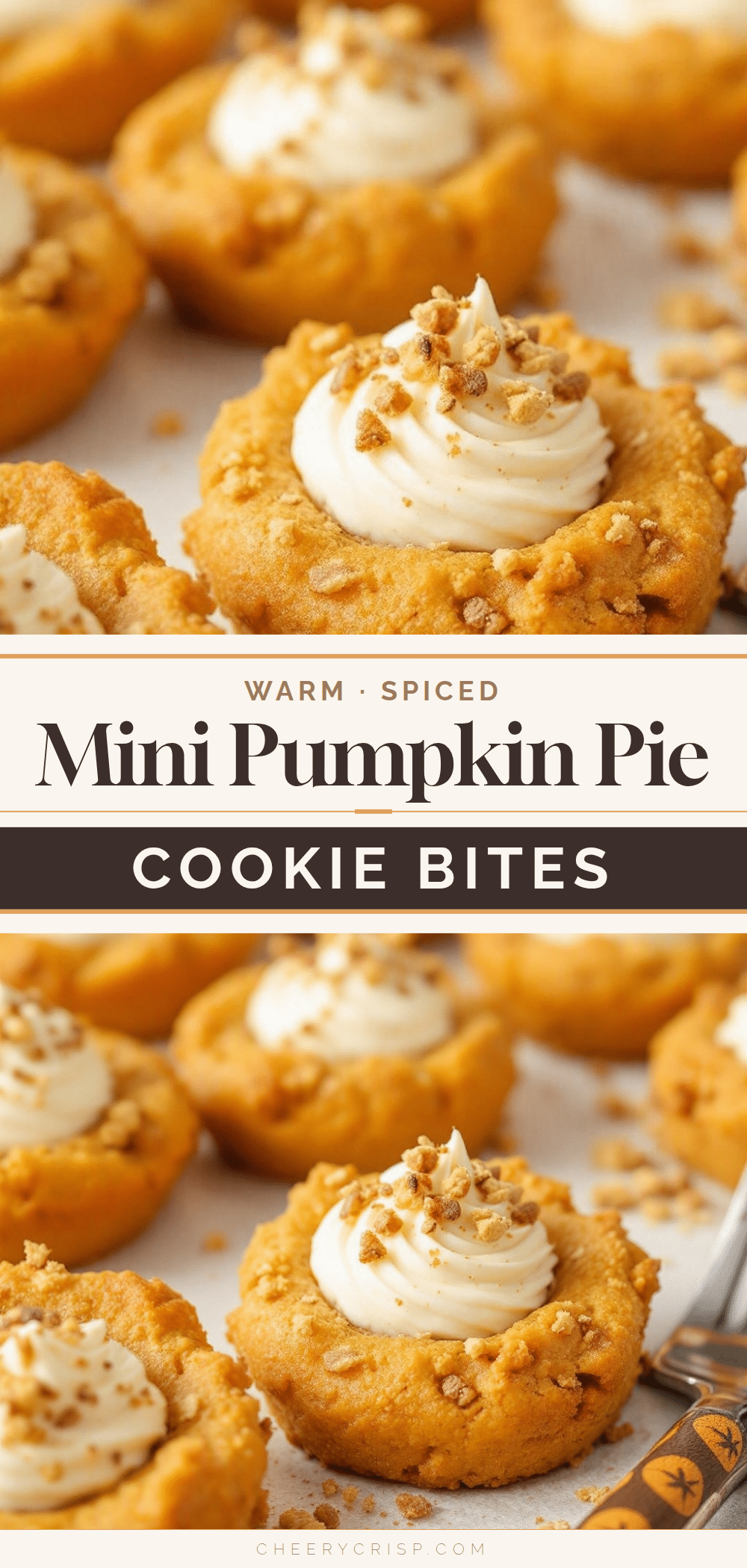 mini pumpkin pie cookies recipe