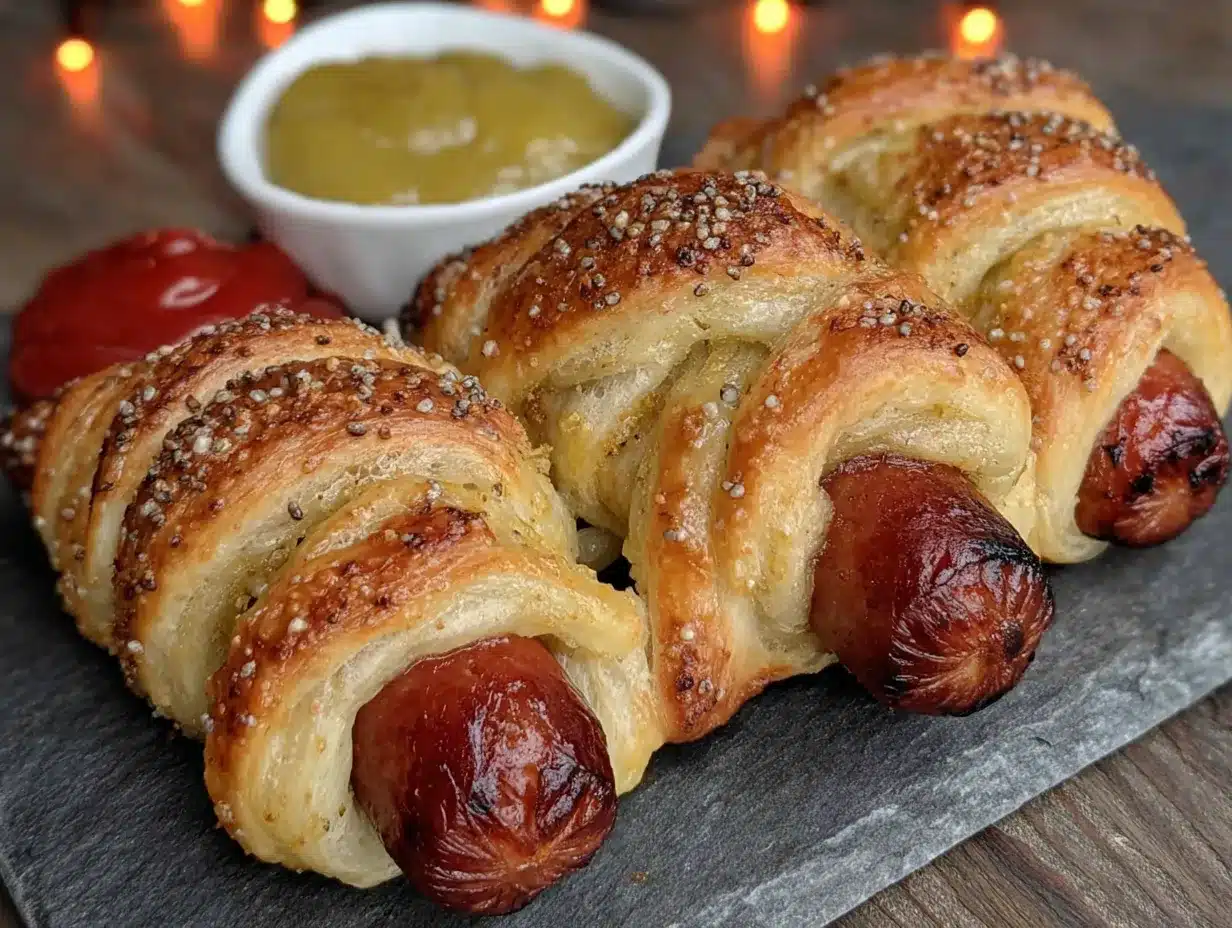 mummy wrapped sausage preparation steps