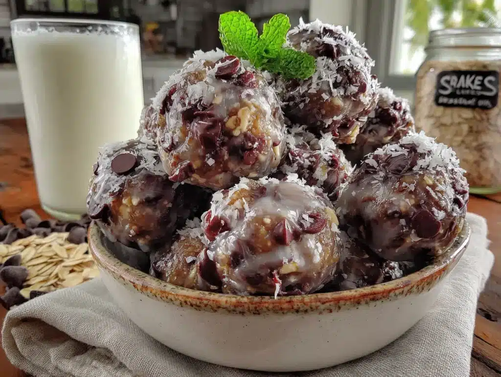 no-bake protein balls - featured image