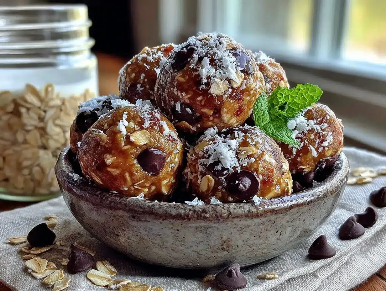 no-bake protein balls preparation steps