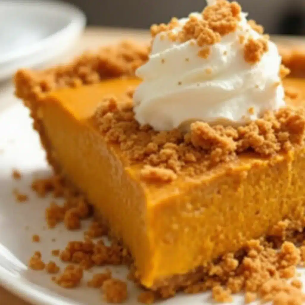 no-bake pumpkin pie - featured image