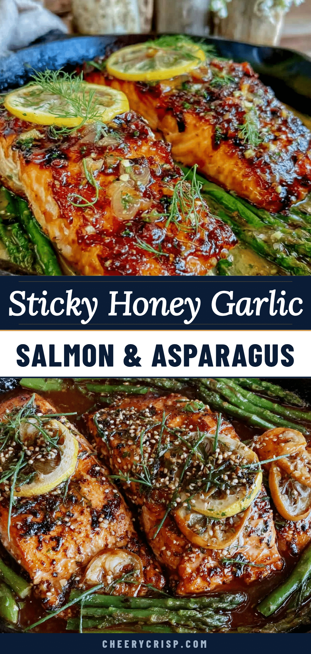one-pan honey garlic salmon with asparagus recipe