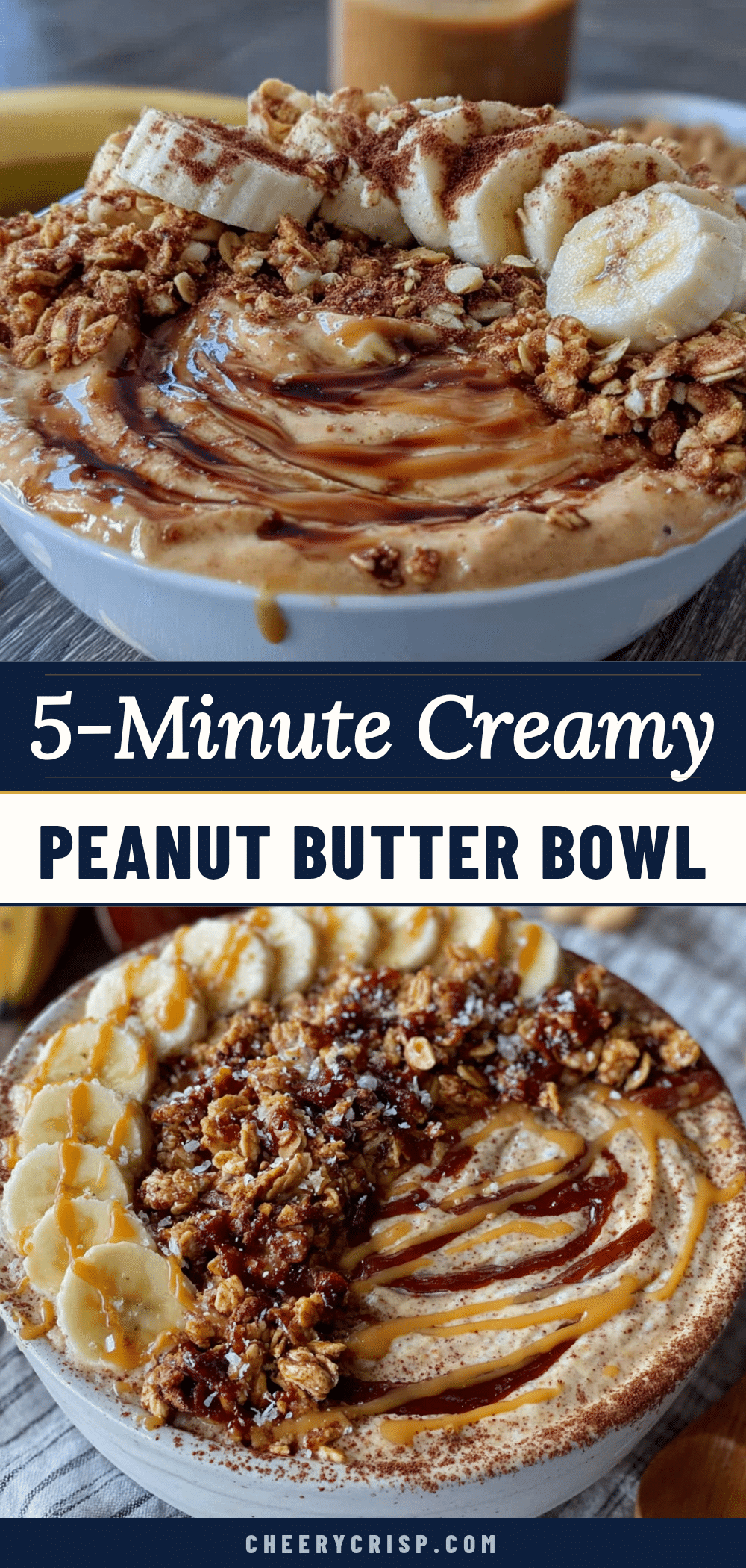 peanut butter protein smoothie bowl recipe