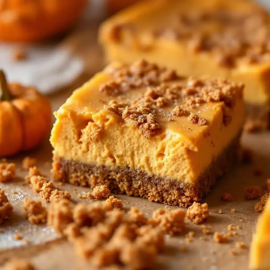 pumpkin cheesecake bars preparation steps