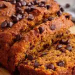 pumpkin chocolate chip bread - featured image