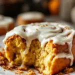 pumpkin cinnamon rolls - featured image
