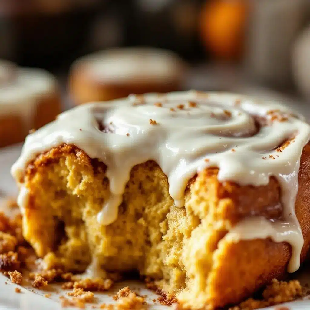 pumpkin cinnamon rolls - featured image