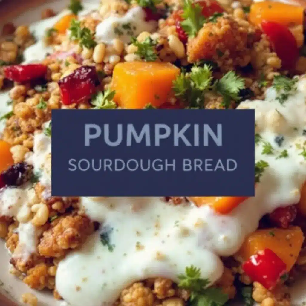 pumpkin sourdough bread preparation steps
