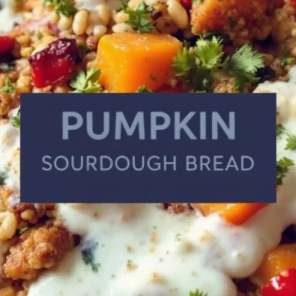 pumpkin sourdough bread - featured image