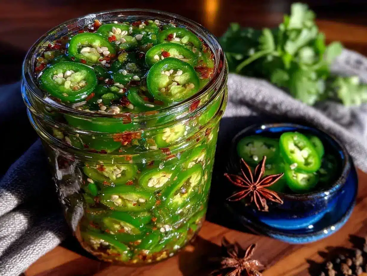 quick pickled jalapeños for canning preparation steps