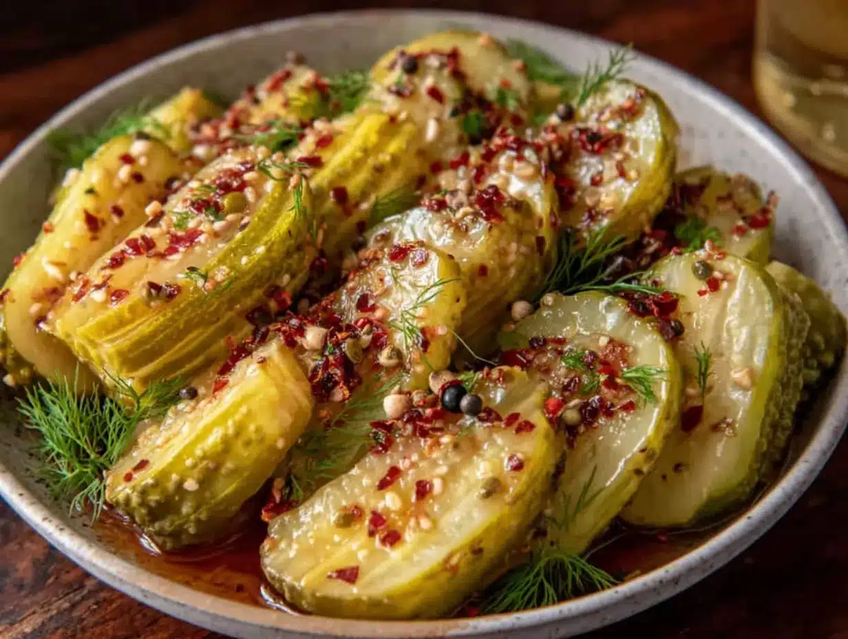 refrigerator dill pickles preparation steps