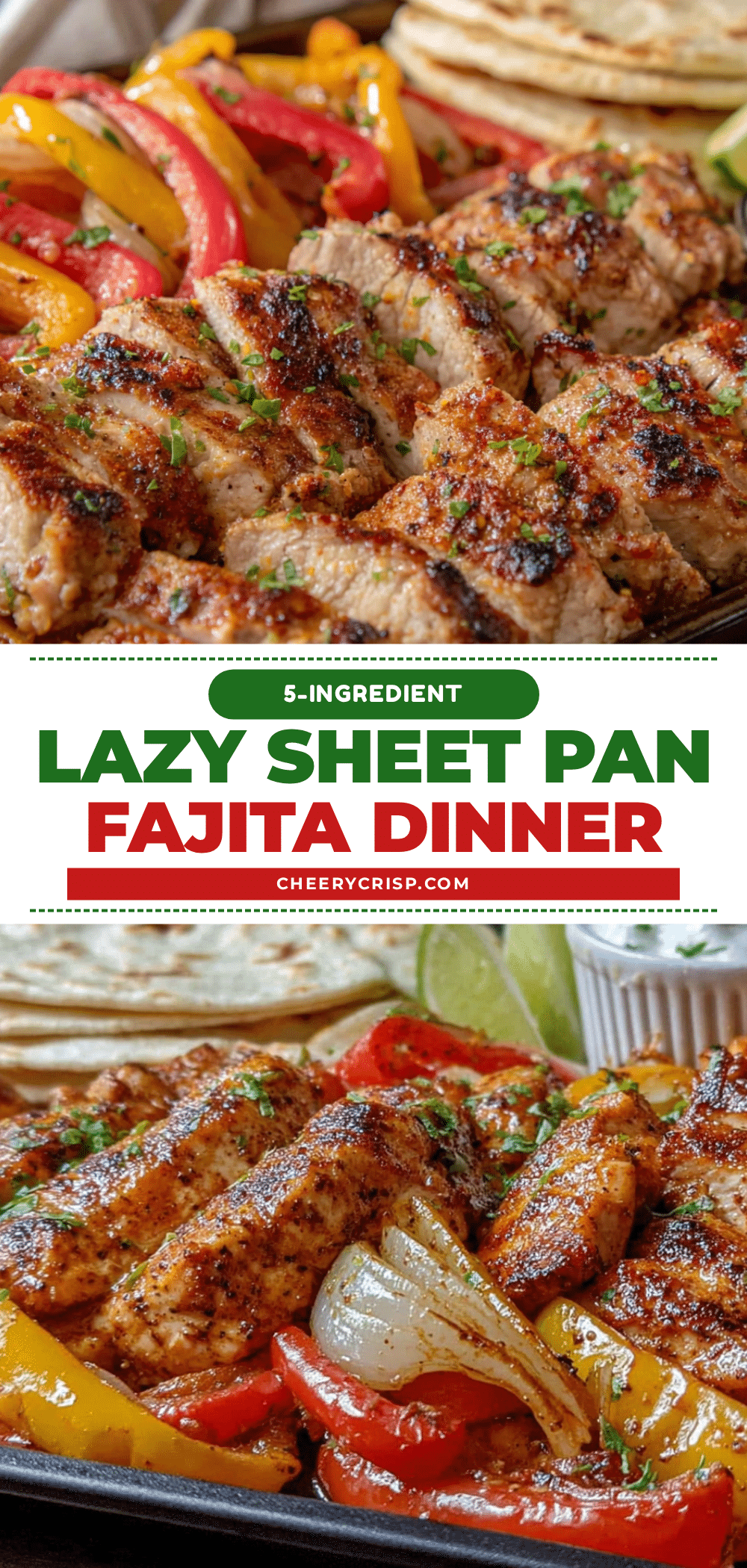 sheet pan fajita dinner recipe
