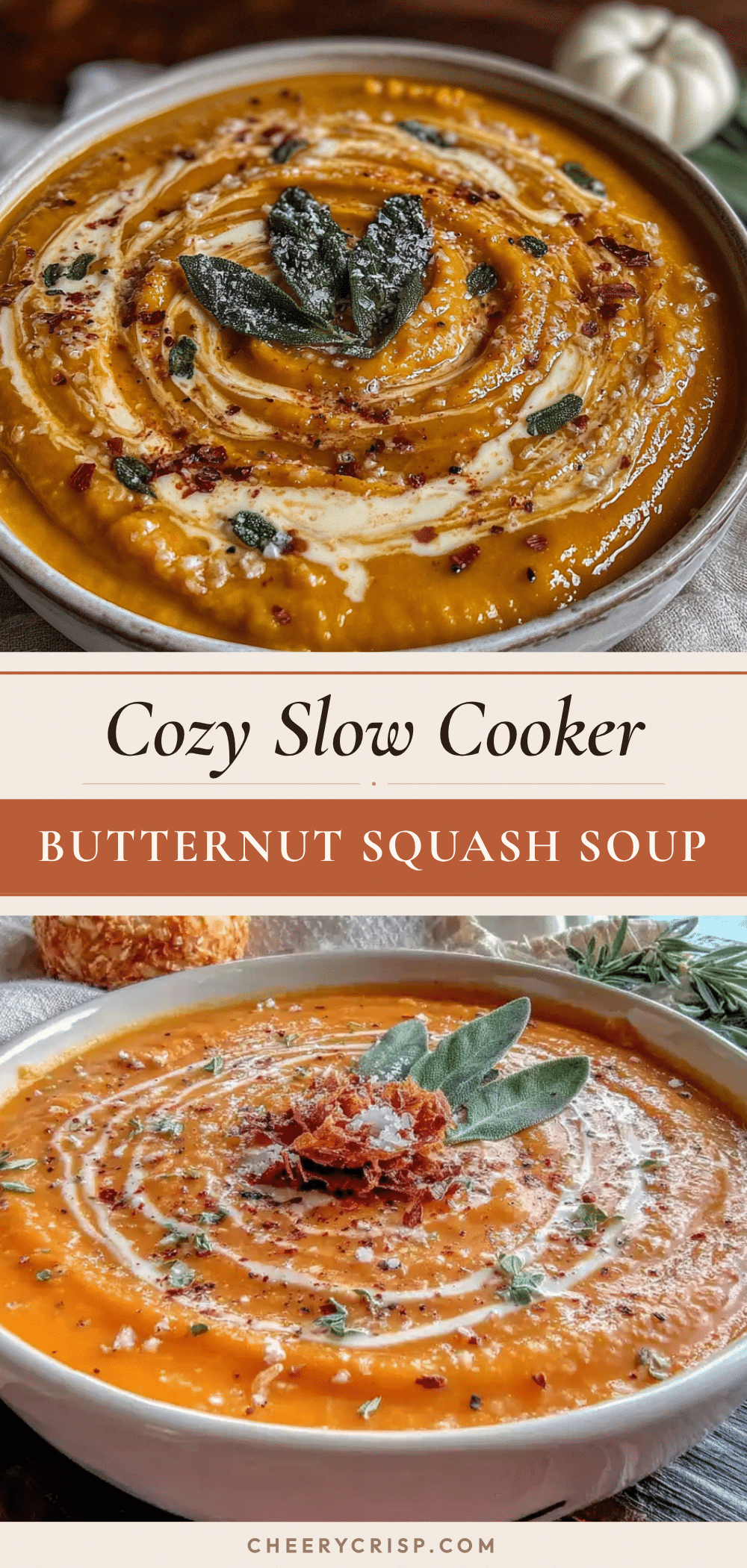 slow cooker butternut squash soup recipe