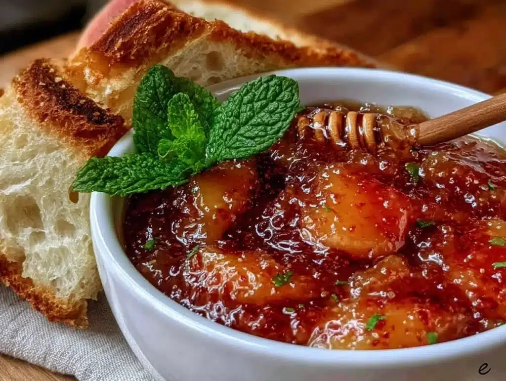 small batch peach butter - featured image